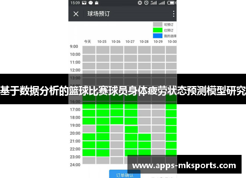基于数据分析的篮球比赛球员身体疲劳状态预测模型研究