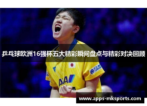 乒乓球欧洲16强杯五大精彩瞬间盘点与精彩对决回顾